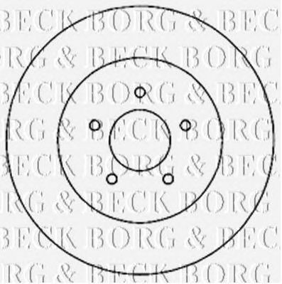 BORG & BECK bbd5146 -  Тормозной диск